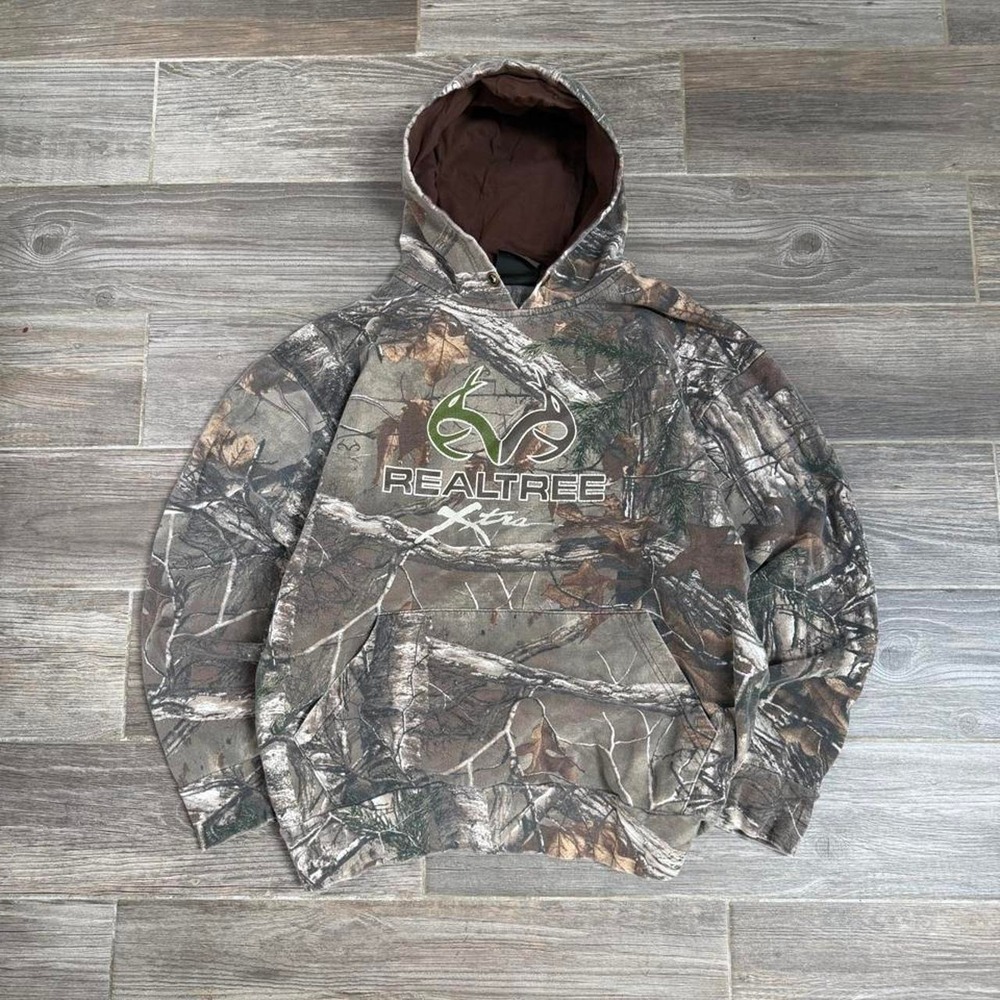 Y2K Realtree Camo boxy Hoodie size XL